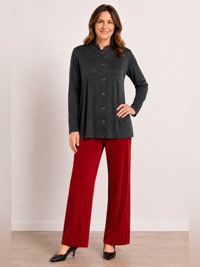 Chicos Button-Up Cardigan Jacket Size Large Chicos size 2